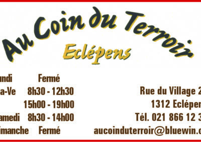 16 Au Coin du Terroir