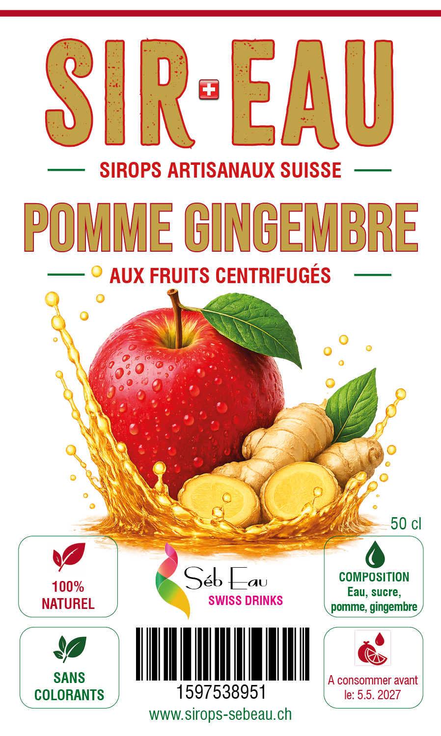 Etiquette pomme gingembre120x76 2
